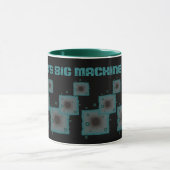 Mug Votre nom Big Machine Brew Sci Fi Imaginaire Vert (Centre)