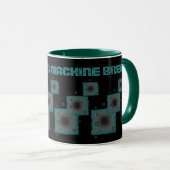 Mug Votre nom Big Machine Brew Sci Fi Imaginaire Vert (Devant droit)