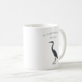 Mug votre nom de texte personnalisé Silhouette Great B (Devant droit)
