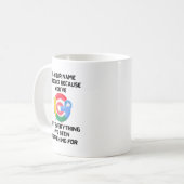 Mug Votre Nom Est-Il Google ? Humour technologique rom (Devant gauche)