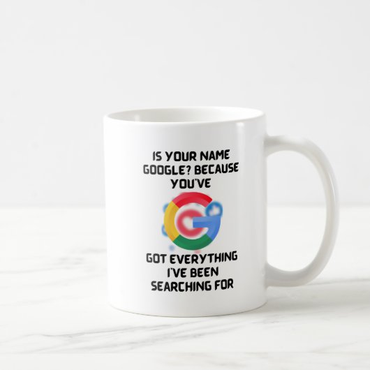 Mug Votre Nom Est-Il Google ? Humour technologique rom (Droite)