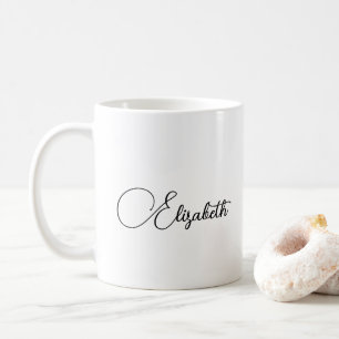 Mug Votre nom ici Script Modèle client