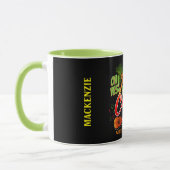 Mug Votre nom Marac et Cuatro Trini Noël NOIR (Gauche)