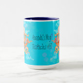 Mug Votre nom tentacules de poulpe avec des bulles (Centre)