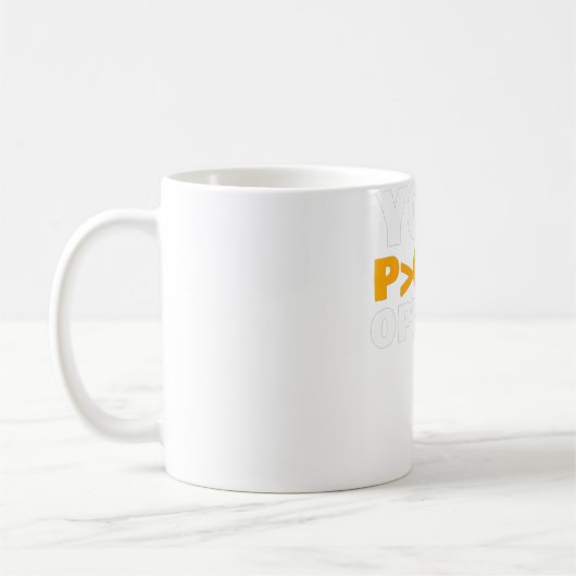 Mug Votre opinion est statistiquement insignifiante (Gauche)
