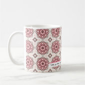 Mug Votre opinion n'est pas ma réalité | MOTIF ROSE (Gauche)