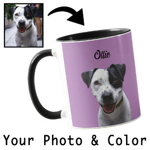Mug Votre photo d'animal de compagnie Votre couleur Ca