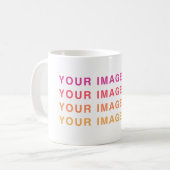 Mug Votre photo pleine taille vide (Devant gauche)