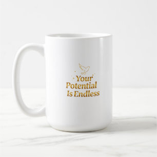 Mug Votre potentiel est infini Dove Gold Motivation