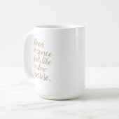 Mug Votre Présence : Un Lever de Soleil Lent (Devant gauche)