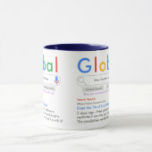 Mug Votre propre moteur de recherche Funny 11oz (Centre)