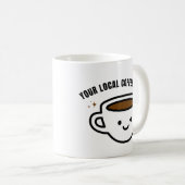 Mug Votre Snob De Café Local (Devant droit)