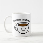 Mug Votre Snob De Café Local (Gauche)
