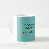 Mug Votre son compte Option 2 (Devant gauche)