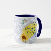 Mug "Votre sourire est un cadeau" (Devant droit)