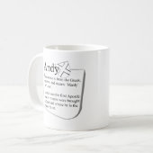 Mug Votre tasse, origine et signification nommées : (Devant gauche)