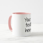 Mug Votre texte ici (Devant gauche)