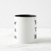 Mug Votre texte ou photo (Centre)