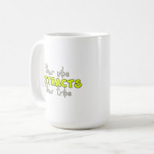 Mug votre vibe attirera votre tribu (Devant gauche)