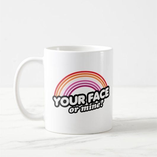 Mug Votre visage ou le mien (Gauche)