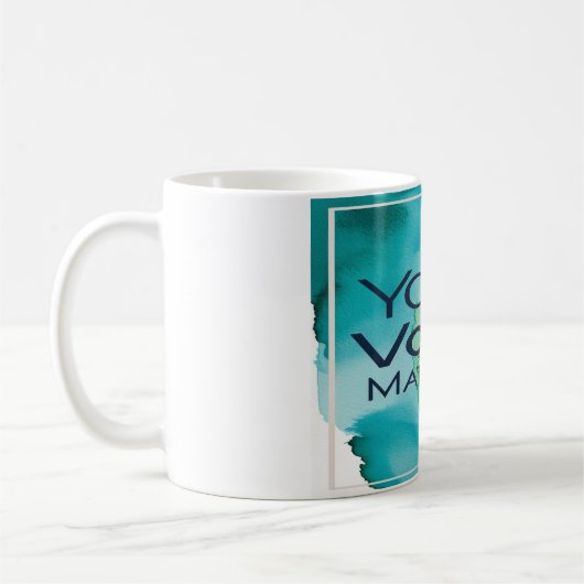 Mug Votre voix compte (Gauche)