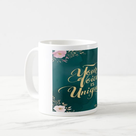 Mug Votre Voix Est Unique (Devant gauche)