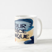 Mug Votre voix est unique option 2 (Devant droit)