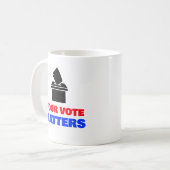 Mug Votre Vote Compte (Devant gauche)
