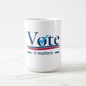 Mug Votre vote compte (Centre)