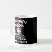 Mug Votre vote compte l'élection rose politique imprim (Devant gauche)