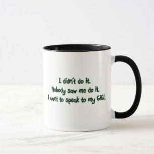 Mug Voulez parler à GiGi