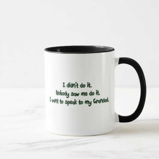 Mug Voulez parler au papy (Droite)