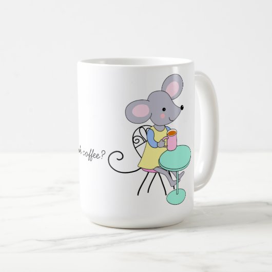 Mug voulez-vous boire du café ? (Devant droit)