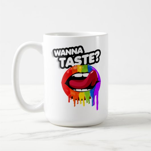 MUG VOULOIR GOÛTER L'ARC-EN-CIEL (Gauche)