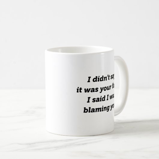 Mug Vous accuser (Devant droit)