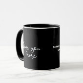 Mug Vous aime plus avec un style sophistiqué (Devant gauche)