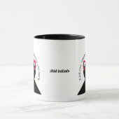 Mug Vous aimer sur la Lune et le dos - Un amour cosmiq (Centre)