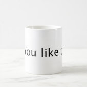 Mug Vous aimez ceci. Facebook aiment (Centre)