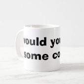 Mug vous aimez du café (Devant gauche)