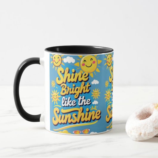 Mug Vous aimez la lumière du soleil (Avec donut)