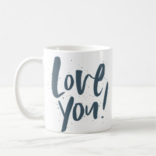Mug Vous aimez le bleu ardoise moderne