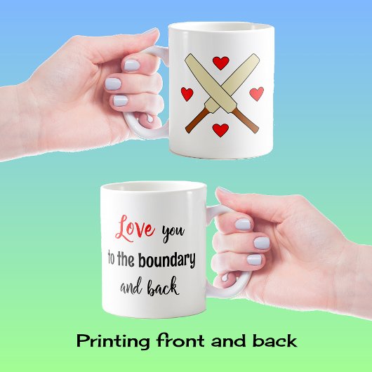 Mug Vous aimez le texte de cricket