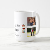 Mug Vous aimez Maman Angela Script Design Floral (Devant droit)