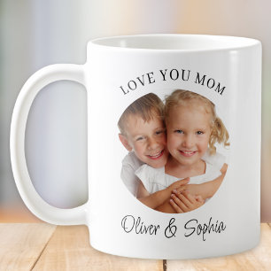 Mug Vous aimez Maman Photo Moderne Fête des Mères
