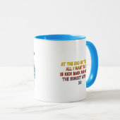 Mug Vous Aimez Un Coucher De Soleil Accents (Devant droit)