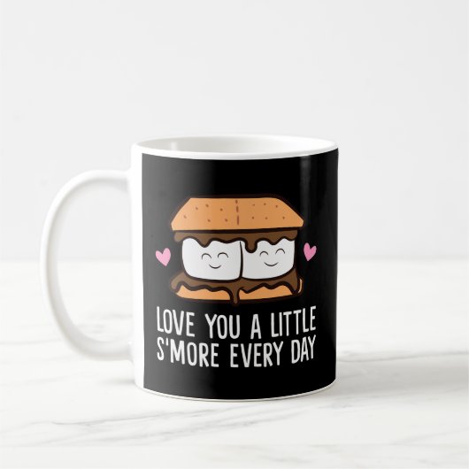 Mug Vous Aimez Un Peu Plus Chaque Jour S'Mores Camping (Gauche)