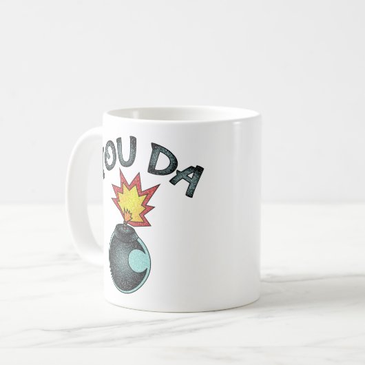 Mug Vous Avez Bombe De Parties scintillant (Devant gauche)