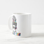 Mug Vous Avez Ce Mal Bun Tie Dye Teacher Test Day (Devant gauche)