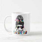 Mug Vous Avez Ce Mal Bun Tie Dye Teacher Test Day (Gauche)