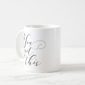 Mug Vous Avez Ce - Stylo Typographie Inspirationnel (Devant gauche)